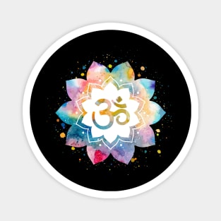 Aum Om Mandala, Bollywood Tees, Desi Tees, Yoga Tees Magnet